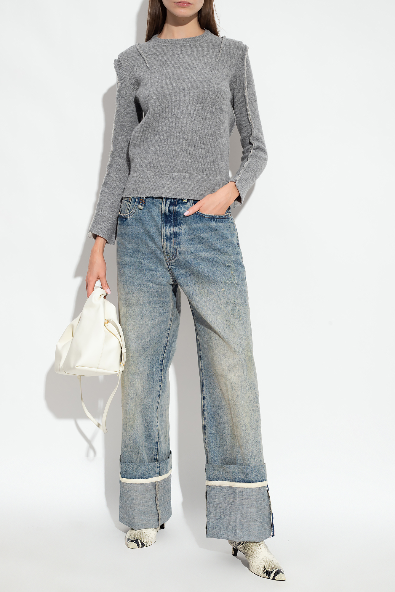 Blue Jeans with wide legs R13 Vitkac GB